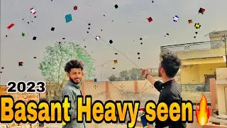 2023 Basant pindi patang Baaz ||Basant Heavy seen || kite flying kite lovers 🔥
