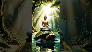 The Buddha on the Cosmic Turtle #buddha #motivation  #compassion #buddhism #buddhistmeditation