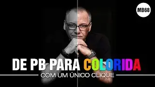 Converta uma foto Preto e Branco em uma foto colorida rapidamente