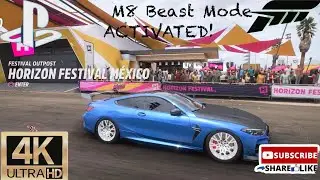 M8 Beast Mode ACTIVATED! (4K60FPS) ~ #forzahorizon5 #ps5 #fun
