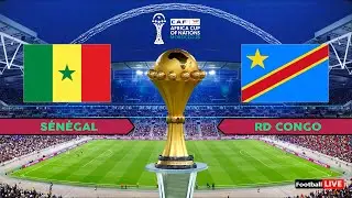 SÉNÉGAL vs RD CONGO - Coupe d'Afrique des Nations 2025 CAN | Match complet | Simulation PES