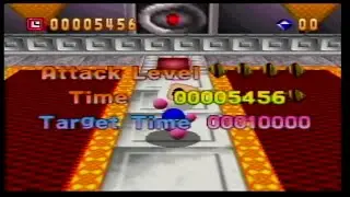 Bomberman 64 (N64) - Walkthrough / Rainbow Palace - Stage 4 - All Gold Cards