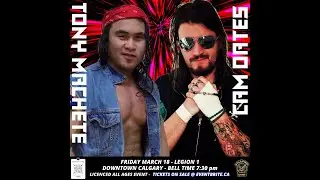 Tony Machete w/ Mister Spectrum vs Cam Oates - RCW - March 18 2022