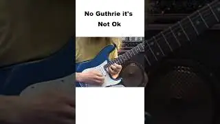 The Honorable Guthrie Govan tries to teach an intricate guitar lick #guitar