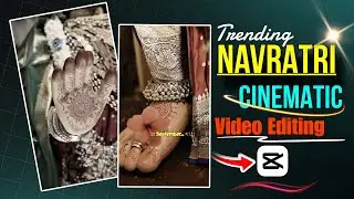 Durga Puja Cinematic Video Editing In Capcut || Navratri Video Editing 🌺|| Apsara Aali Navratri Edit