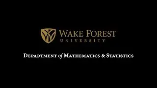 Math Department: Wake Forest Graduate School of Arts & Sciences