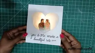 DIY Frame with Light | SAPNA CRAFT WORLD