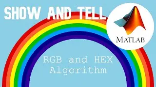 Extract RGB and HEX data from an image in MATLAB