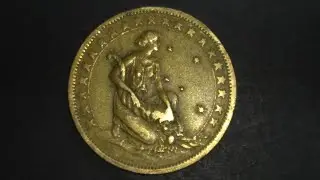 Moeda Brasileira antiga de 1000 r&eacute;is ano 1927