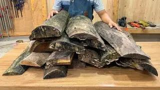 Young Woodworker&rsquo;s Genius Scrap Wood Hack | Unique Table From Trash