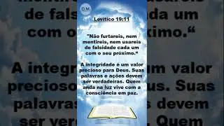 Lev&iacute;tico 19:11 #shorts #versiculob&iacute;blico #versiculododia #reflex&atilde;ob&iacute;blica  #frasemotivacao #mensagem
