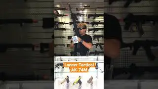 Lancer Tactical AK-74M w/folding stock #short #shorts #airsoft #airsoftgi