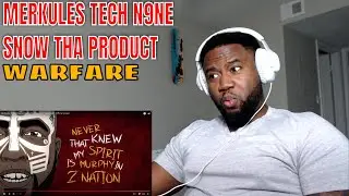 Merkules ft Tech N9ne & Snow Tha Product - ''WARFARE'' (Official Video) | REACTION