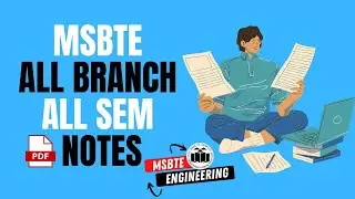 How to download msbte free notes for all branch Mechanical/Computer/Civil/Electrical/E&TC. #msbte