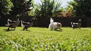 OpenAI Sora - Pomeranian's Goose Chase