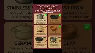 Best & Worst Cookware Materials 🔥 | Safe vs Toxic Cookware Explained!
