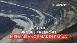 Begini Proses Freeport Menambang Emas di Papua