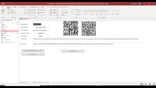 E-Invoice QR as per ZATCA in MS Access (English & Arabic)
