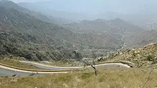 Mountains hiking to Baha, Saudi Arabia