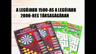 2 x Darts + 2 x Sok Szerencsét Sorsjegy Kaparás