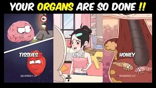 Organs Went Rogue Part 1: Health & Science Compilation #animation #uscomedy  #healthhumor