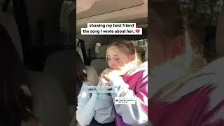 my best friend&rsquo;s reaction to when she heard my new song birthday cake for the first time