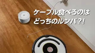 【ルンバはケーブル大好き】Cable eater Roomba