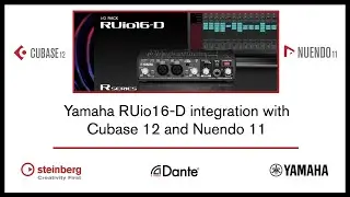 Yamaha RUio16- D audio interface integration with Cubase 12 and Nuendo 11