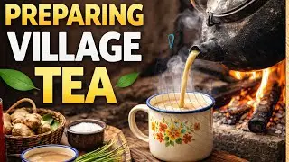 Preparing Traditional Village Tea for Visitors | Authentic Rural Hospitality & Village Life 🌿
