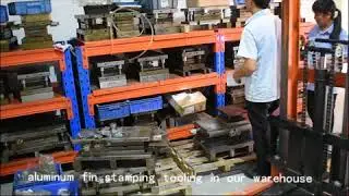 Stamping Zipper Fin Stamping Tooling in Lori Technology Warehouse Aluminum Heat Sink Suppliers
