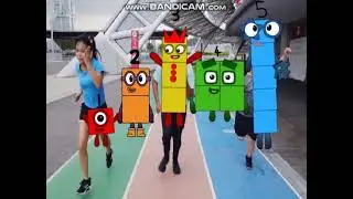 Numberblocks Intro Running with Human