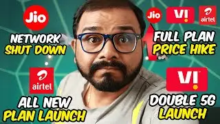 Jio Bad News Network STOP, Jio airtel and VI Price hike again, Bharti Airtel new plans || Telco News