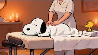 Relaxing Winter Jazz ❄️🎷Cozy Jazz for Winter Relaxation ❄️ Snoopy, Mountains & Calm Vibes 🐾