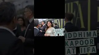 RIDDHIMA KAPOOR Takes Over the IIFA Green Carpet!