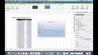 Insertar gráfica en Excel con los iconos predeterminados