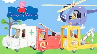 DIY Peppa Pig Emergency Rescue Vehicles❤️Craft making for kids and toddlers