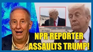 WOW: NPR Reporter HITS TRUMP With Microphone!