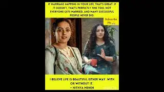 Nitya Menon About Marriage #shorts #trending #viral #mustaheed knowledge channel