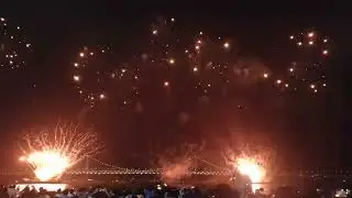 Largest Fireworks Display At The 18th Busan Fireworks Festival At Gwangalli Beach South Korea