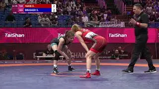 Round 3 WW - 59 kg: E. YANIK (TUR) v. E. BRUGGER (GER)