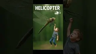 Helicopter 🚁 #helicopter #helikopter #dragonfly #children #childhood #child #shorts #short #ai