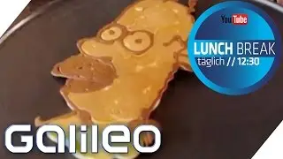 Pancake-Art zum Nachmachen | Galileo Lunch Break