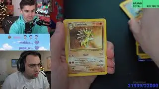 Mizkif Cries after Last Holo Dragonite is Pulled (Ludwig Pokemon Box Opening)