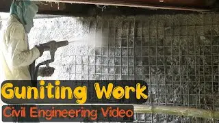 Complete Guniting Work Procedure || Guniting Work in Bridge Repairing || Guniting Waterproofing