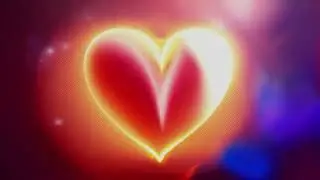 Heart Shape Background forming in sparkling Romantic Abstract concept 4K Moving  Background