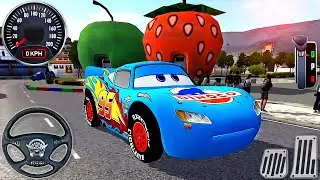 Dinoco Lightning McQueen in India Driving - Bus Simulator Indonesia #90 - Android GamePlay