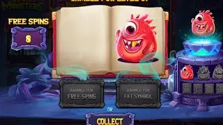 OMG!!! Book of monsters slot max gamble stage hit on a huge stake big win great game