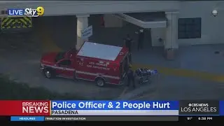 Police officer, 2 others shot in Arcadia