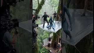 AVATAR Flying Fight Scene! 😱  How We Filmed This  VFX Behind The Scenes#Avatar​ #AvatarBTS​