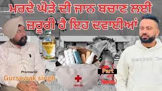 ਮਰਦੇ ਘੋੜੇ ਦੀ ਜਾਨ ਬਚਾਣ ਲਈ ਜ਼ਰੂਰੀ ਹੈ ਇਹ ਦਵਾਈਆਂ ਅੱਜ ਹੀ ਫਾਰਮ ਤੇ ਲਿਅਓ । ਘੋੜਿਆਂ ਤੋਂ ਲੱਗਣ ਵਾਲੀ ਭਿਆਨਕ ਬਿਮਾਰੀ
